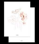 ISLANDIC POPPIES - Lot de 2 affiches enfant - Coquelicot et poésie